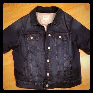 Torrid Short Sleeve Blue Jean Jacket